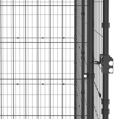 vidaXL Κλουβί Σκύλου Εξωτερικού Χώρου 9,68 μ² από Ατσάλι