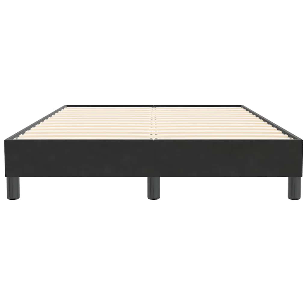 vidaXL Πλαίσιο κρεβατιού χωρίς στρώμα Μαύρο 120x210 cm Βελούδινο
