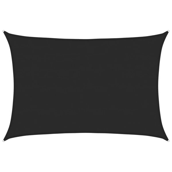 vidaXL Πανί Σκίασης Μαύρο 5 x 7 μ. από HDPE 160 γρ./μ²