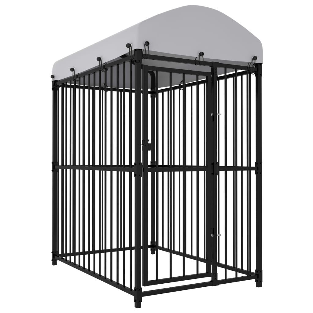 vidaXL Κλουβί Σκύλου Εξωτερικού Χώρου 150 x 100 x 175 εκ. με Στέγαστρο
