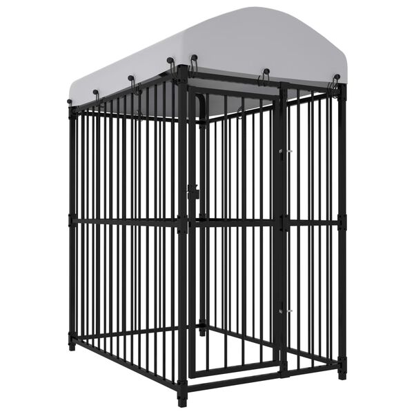vidaXL Κλουβί Σκύλου Εξωτερικού Χώρου 150 x 100 x 175 εκ. με Στέγαστρο