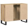 vidaXL Ντουλάπι Μπάνιου με ράφι με πόρτα artisan δρυς 80 x 33 x 60 εκ