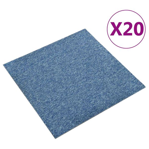 vidaXL &Chi;&alpha;&lambda;ί 20 pcs &Mu;&pi;&lambda;&epsilon; 50 x 50 cm 100% &Pi;&omicron;&lambda;&upsilon;&pi;&rho;&omicron;&pi;&upsilon;&lambda;έ&nu;&iota;&omicron;