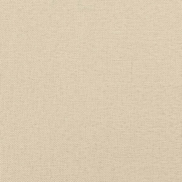 vidaXL Κρεβάτι Boxspring με Στρώμα Κρεμ 80 x 200 εκ. Υφασμάτινο