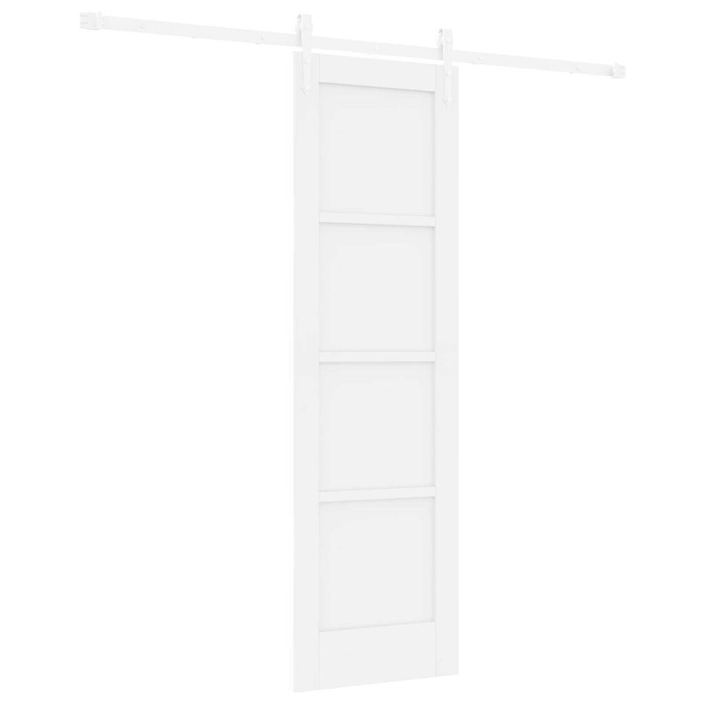 vidaXL Συρόμενη Πόρτα Λευκό 61 x 198.5 εκ.