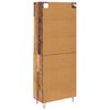 vidaXL Highboard 2 pcs &Pi;&alpha;&lambda;&iota;ό &xi;ύ&lambda;&omicron; &Epsilon;&pi;&epsilon;&xi;&epsilon;&rho;&gamma;&alpha;&sigma;&mu;έ&nu;&omicron; &xi;ύ&lambda;&omicron;