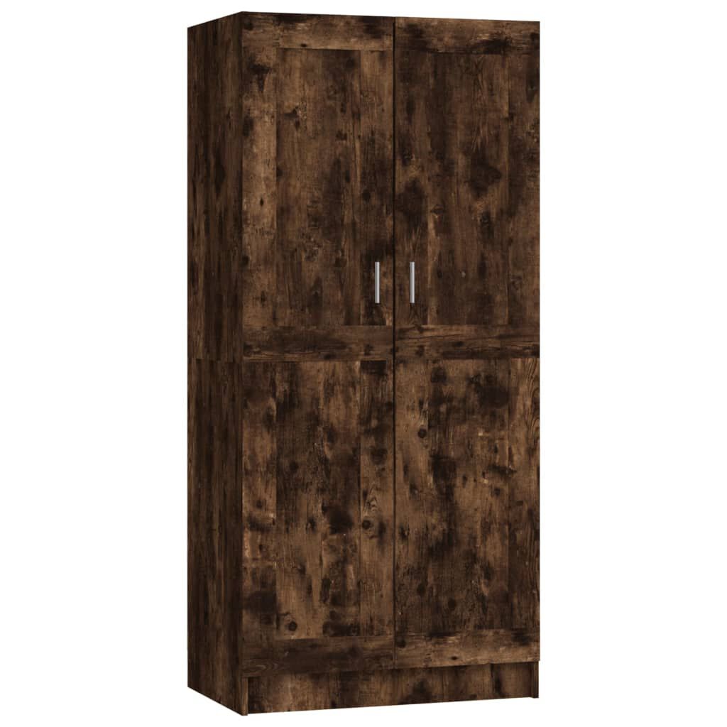 vidaXL Ντουλάπα Καπνιστή Δρυς 82,5x51,5x180 εκ. από Επεξεργασμένο Ξύλο