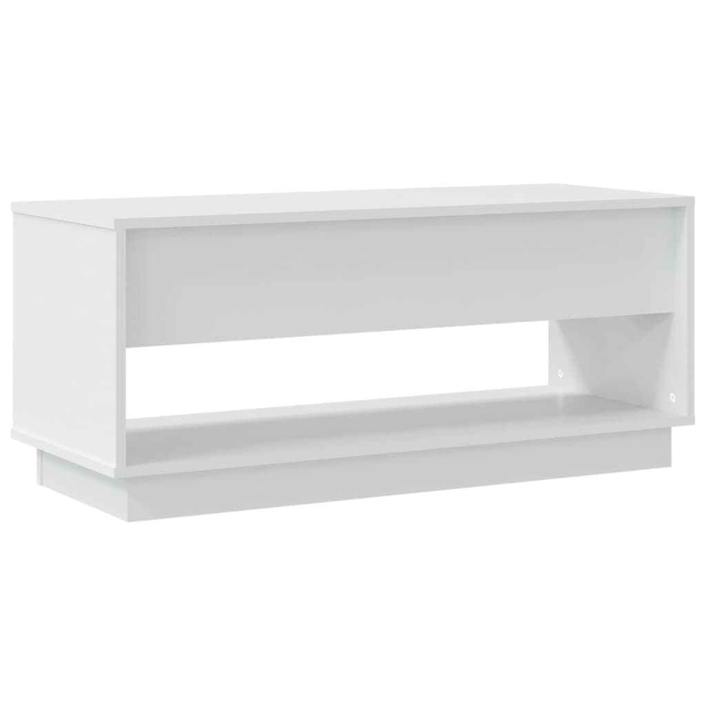 vidaXL Έπιπλο Τηλεόρασης Λευκό 102 x 41 x 44 εκ. από Επεξ. Ξύλο