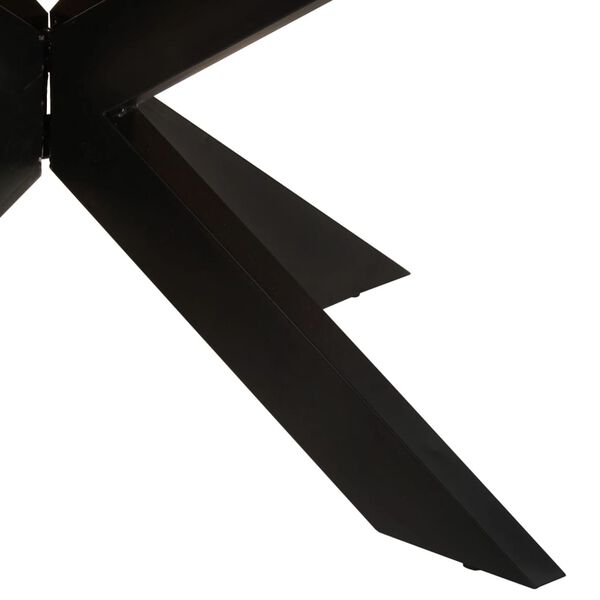 vidaXL Τραπεζαρία Στρογγυλή 175x75 εκ. Ξύλο Ακακίας & Μελί Φινίρισμα