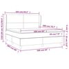 vidaXL &Kappa;&rho;&epsilon;&beta;ά&tau;&iota; Boxspring &mu;&epsilon; &Sigma;&tau;&rho;ώ&mu;&alpha; &Mu;&alpha;ύ&rho;&omicron; 160x200 &epsilon;&kappa;. &Upsilon;&phi;&alpha;&sigma;&mu;ά&tau;&iota;&nu;&omicron;
