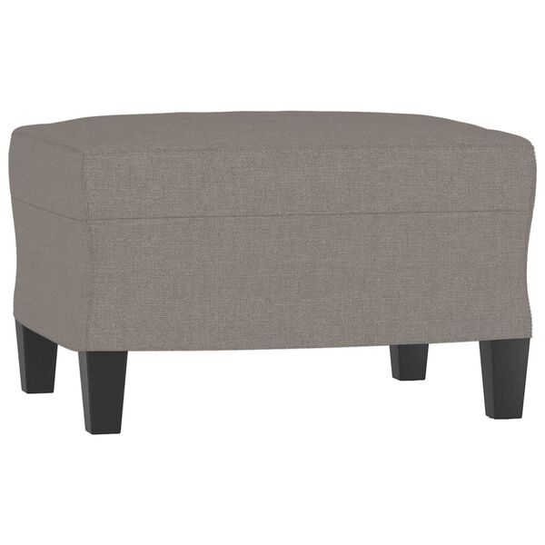 vidaXL Υποπόδιο Taupe 60x50x41 εκ. Υφασμάτινο