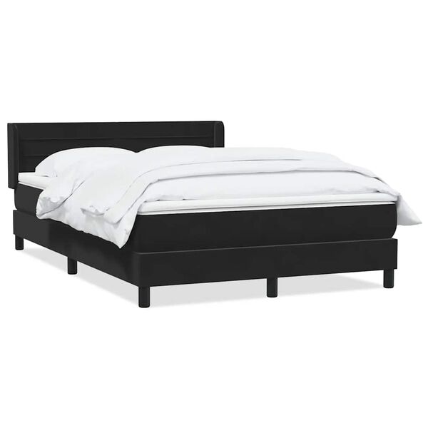 vidaXL &Kappa;&rho;&epsilon;&beta;ά&tau;&iota; Boxspring &mu;&epsilon; &Sigma;&tau;&rho;ώ&mu;&alpha; &Mu;&alpha;ύ&rho;&omicron; 1140x210 &epsilon;&kappa;. &Beta;&epsilon;&lambda;&omicron;ύ&delta;&iota;&nu;&omicron;