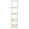 vidaXL Ραφιέρες 5 Επιπέδων 2 τεμ. 250 κ 80x38x170 εκ Μασίφ Ξύλο Πεύκου