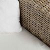 vidaXL Καναπές Τριθέσιος Οκτώ Τεμάχια από Γνήσιο Ρατάν