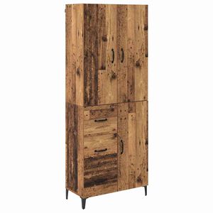 vidaXL Highboard &Pi;&alpha;&lambda;&iota;ό &Xi;ύ&lambda;&omicron; 69,5 x 34 x 180 &epsilon;&kappa;. &Epsilon;&pi;&epsilon;&xi;&epsilon;&rho;&gamma;&alpha;&sigma;&mu;έ&nu;&omicron; &xi;ύ&lambda;&omicron;