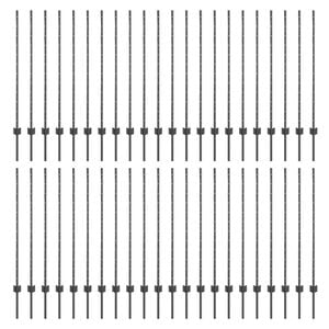 vidaXL &Epsilon;&nu;&sigma;&omega;&mu;&alpha;&tau;&omega;&mu;έ&nu;&omicron;&sigmaf; &Pi;ό&lambda;&omicron;&sigmaf; &Phi;&rho;ά&chi;&tau;&eta; 44 pcs &Gamma;&kappa;&rho;&iota; 160 cm