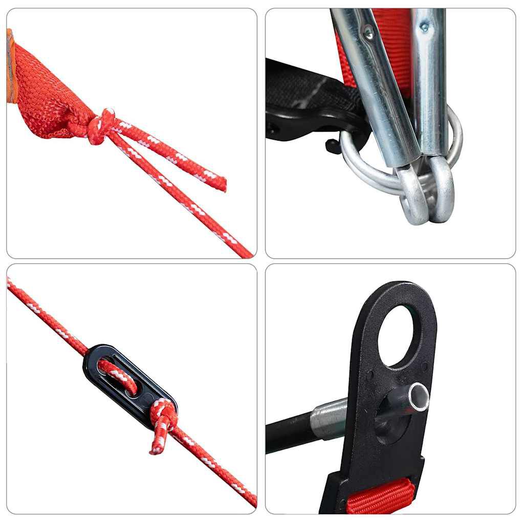vidaXL Σκηνή Παραλίας Γκρι 268x223x125 εκ. Πολυεστέρας 185T