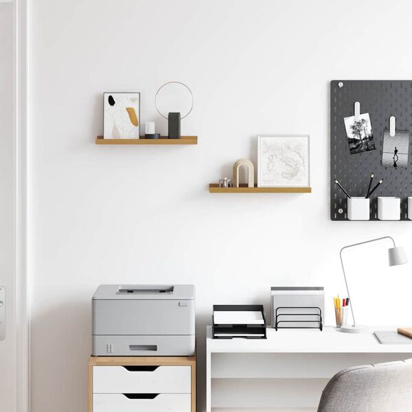 vidaXL &Rho;ά&phi;&iota; &Tau;&omicron;ί&chi;&omicron;&upsilon; &mu;&epsilon; &rho;ά&phi;&iota; 2 pcs &Mu;&pi;&epsilon;&zeta; 40 x 9 x 3 cm &Epsilon;&pi;&epsilon;&xi;&epsilon;&rho;&gamma;&alpha;&sigma;&mu;έ&nu;&omicron; &xi;ύ&lambda;&omicron;