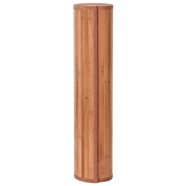 vidaXL Χαλί Ορθογώνιο Καφέ 60 x 300 εκ. Μπαμπού