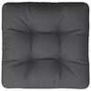 vidaXL Μαξιλάρι Παλέτας Ανθρακί 50 x 50 x 12 εκ. Υφασμάτινο