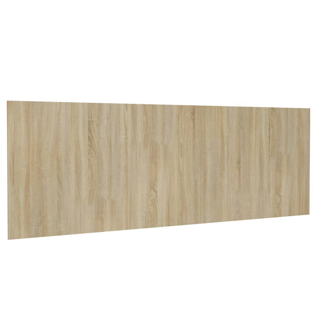 vidaXL Κεφαλάρι Κρεβατιού Sonoma Δρυς 240x1,5x80 εκ. από Επεξεργ. Ξύλο