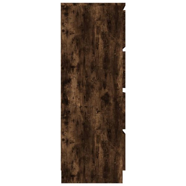 vidaXL Συρταριέρα Καπνιστή Δρυς 60 x 35 x 98,5 εκ. Επεξεργασμένο Ξύλο