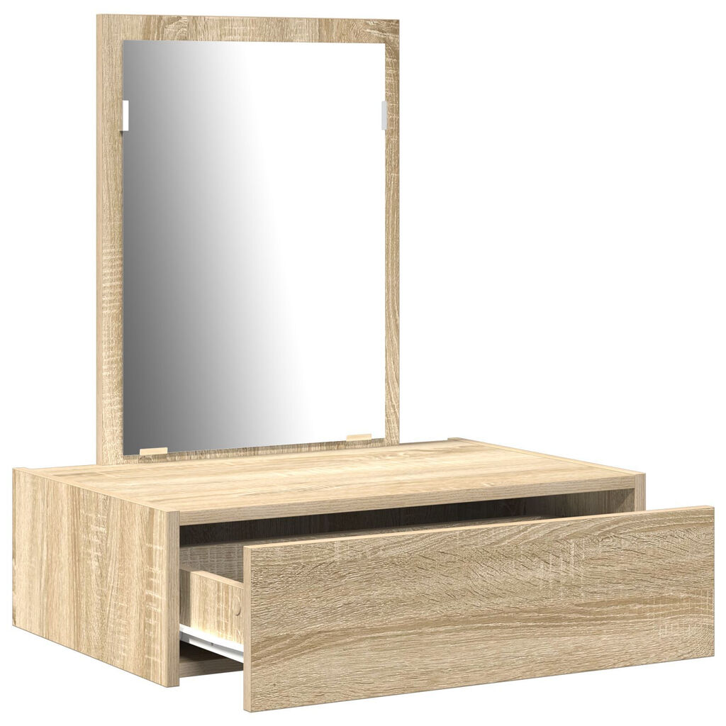 vidaXL Κρεμαστό τραπέζι ντυσίματος δρυός Sonoma 60x40x70 εκ.