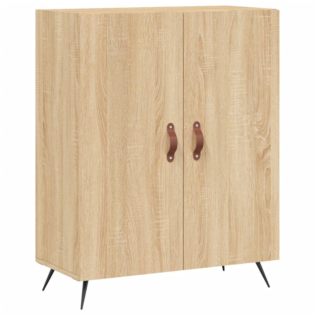 vidaXL Ντουλάπι Sonoma δρυς 69,5 x 34 x 180 εκ. από Επεξεργασμένο Ξύλο