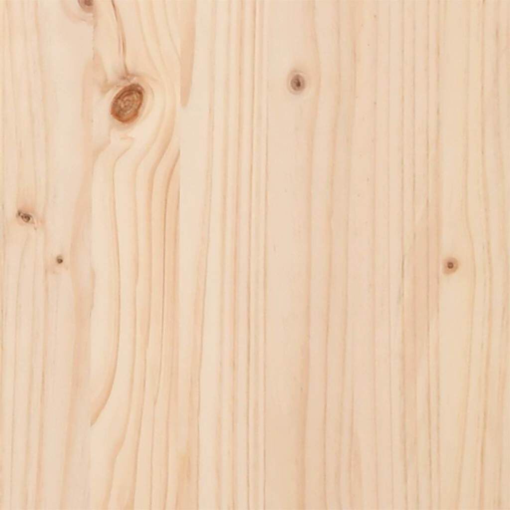 vidaXL Σκελετός Κρεβατιού Φυσικό 120 x 190 cm Μασίφ ξύλο πεύκου