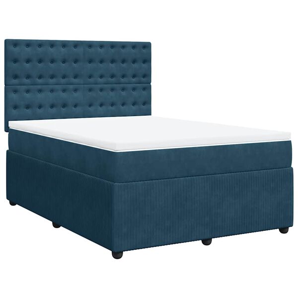 vidaXL &Kappa;&rho;&epsilon;&beta;ά&tau;&iota; Boxspring &mu;&epsilon; &Sigma;&tau;&rho;ώ&mu;&alpha; &Sigma;&kappa;&omicron;ύ&rho;&omicron; &Mu;&pi;&lambda;&epsilon; 140x190 &epsilon;&kappa;. &Beta;&epsilon;&lambda;&omicron;ύ&delta;&iota;&nu;&omicron;