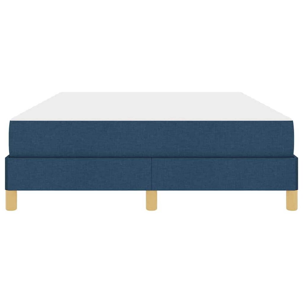vidaXL Κρεβάτι με ελατήρια Μπλε και Καφέ 160 x 200 cm