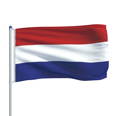 vidaXL Σημαία Ολλανδίας 6 μ. με Ιστό Αλουμινίου