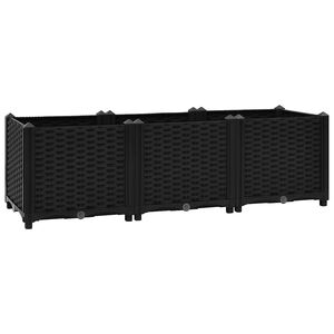 vidaXL Ζαρντινιέρα 120 x 40 x 38 εκ. από Πολυπροπυλένιο