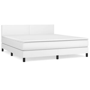 vidaXL &Kappa;&rho;&epsilon;&beta;ά&tau;&iota; Boxspring &mu;&epsilon; &Sigma;&tau;&rho;ώ&mu;&alpha; &Lambda;&epsilon;&upsilon;&kappa;ό 180x200 &epsilon;&kappa;. &Sigma;&upsilon;&nu;&theta;&epsilon;&tau;&iota;&kappa;ό &Delta;έ&rho;&mu;&alpha;