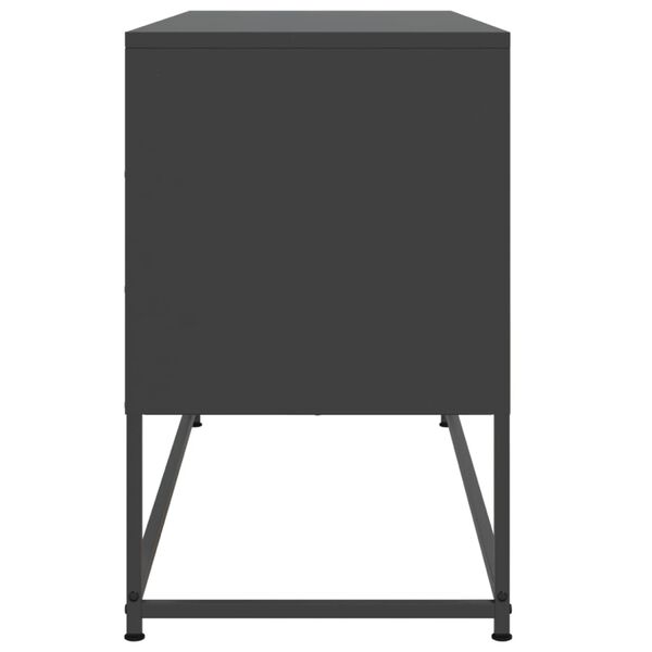 vidaXL Έπιπλο Τηλεόρασης Μαύρο 100,5x39x60,5 εκ. Ατσάλινο