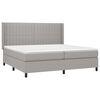 vidaXL &Kappa;&rho;&epsilon;&beta;ά&tau;&iota; Boxspring &mu;&epsilon; &Sigma;&tau;&rho;ώ&mu;&alpha; &Alpha;&nu;&omicron;&iota;&chi;&tau;ό &Gamma;&kappa;&rho;&iota; 200x200 &epsilon;&kappa;. &Upsilon;&phi;&alpha;&sigma;&mu;ά&tau;&iota;&nu;&omicron;