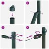 vidaXL Πό posts φράχτη 13 pcs Πράσινο Ø32mm 150 εκ