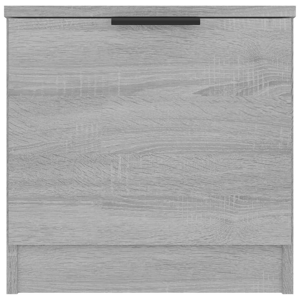 vidaXL Κομοδίνα 2 τεμ. Γκρι Sonoma 40 x 39 x 40 εκ.