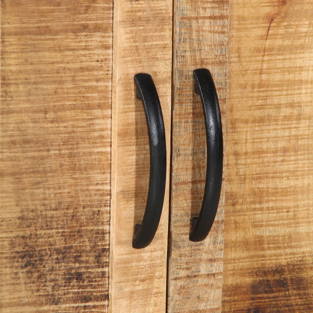 vidaXL Μπουφές 55x35x70 cm Μασίφ Ξύλο Ακατέργαστο Μάνγκο