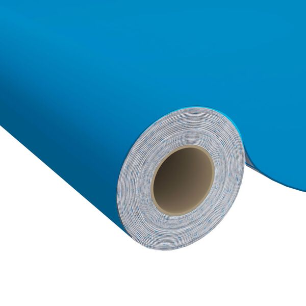 vidaXL Μεμβράνη Αυτοκόλλητη για Έπιπλα Αζούρ 500 x 90 εκ. από PVC