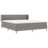 vidaXL &Kappa;&rho;&epsilon;&beta;ά&tau;&iota; &mu;&epsilon; &epsilon;&lambda;&alpha;&tau;ή&rho;&iota;&alpha; &mu;&epsilon; &sigma;&tau;&rho;ώ&mu;&alpha; Taupe 180 x 200 cm ύ&phi;&alpha;&sigma;&mu;&alpha;