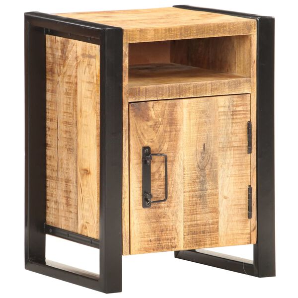 vidaXL Κομοδίνο 40 x 35 x 55 εκ. από Μασίφ Ξύλο Μάνγκο