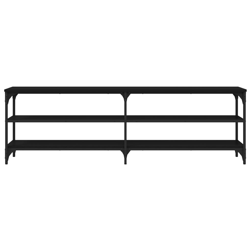 vidaXL Έπιπλο Τηλεόρασης Μαύρο 160x30x50 εκ. από Επεξεργασμένο Ξύλο