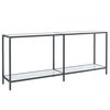 vidaXL &Tau;&rho;&alpha;&pi;έ&zeta;&iota; &Kappa;&omicron;&nu;&sigma;ό&lambda;&alpha; &Lambda;&epsilon;&upsilon;&kappa;ό 180 x 35 x 75,5 &epsilon;&kappa;. &alpha;&pi;ό &Psi;&eta;&mu;έ&nu;&omicron; &Gamma;&upsilon;&alpha;&lambda;ί