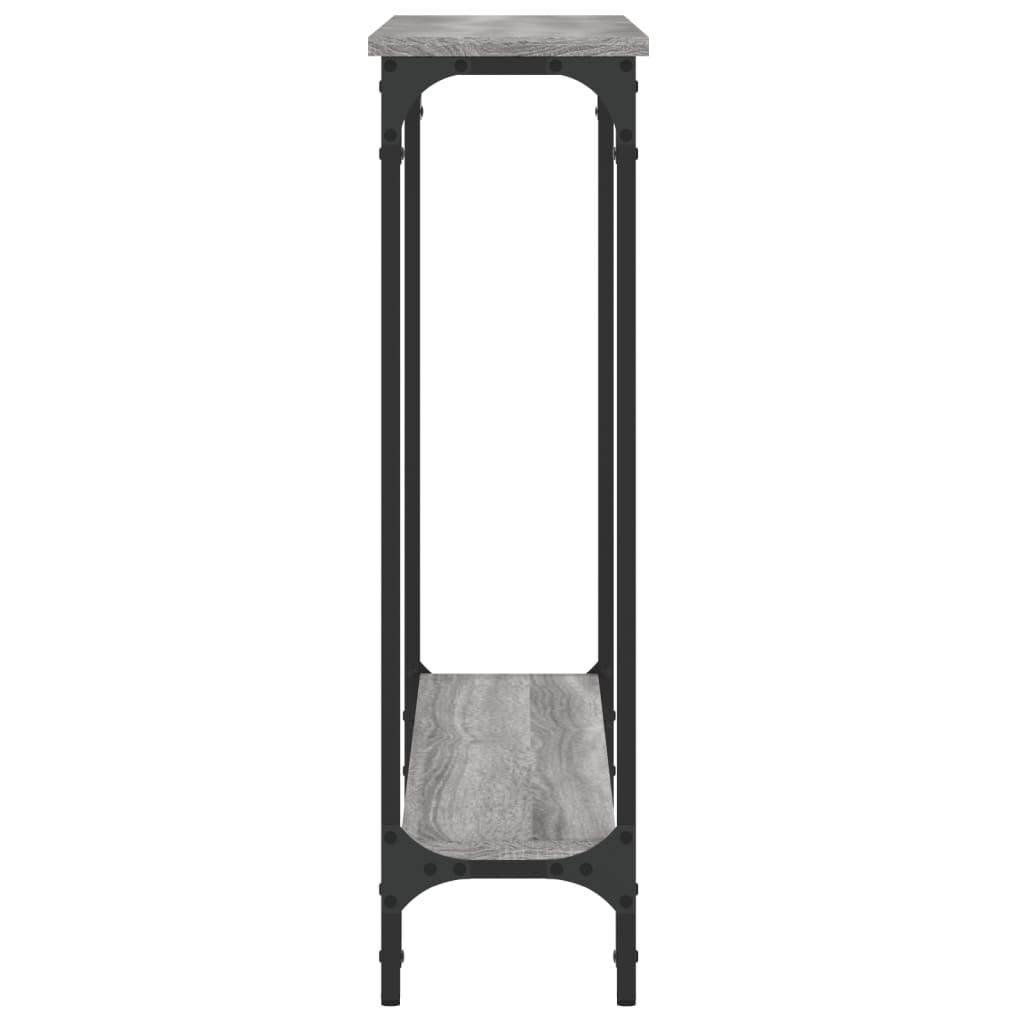 vidaXL Τραπέζι Κονσόλα Γκρι Sonoma 100x22,5x75 εκ. Επεξεργασμένο Ξύλο
