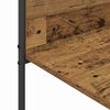 vidaXL Ράφι Ρούχων με ράφι Καφέ 120 x 44 x 160 εκ Επεξεργασμένο ξύλο