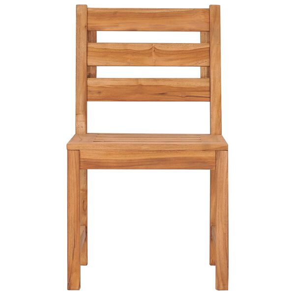 vidaXL Καρέκλες Κήπου 4 τεμ. από Μασίφ Ξύλο Teak