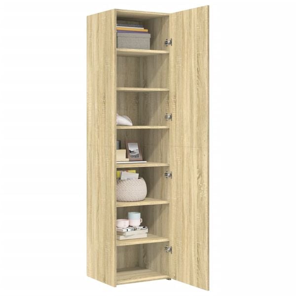 vidaXL Ντουλάπι Sonoma Δρυς 45x42,5x185 εκ. από Επεξεργασμένο Ξύλο