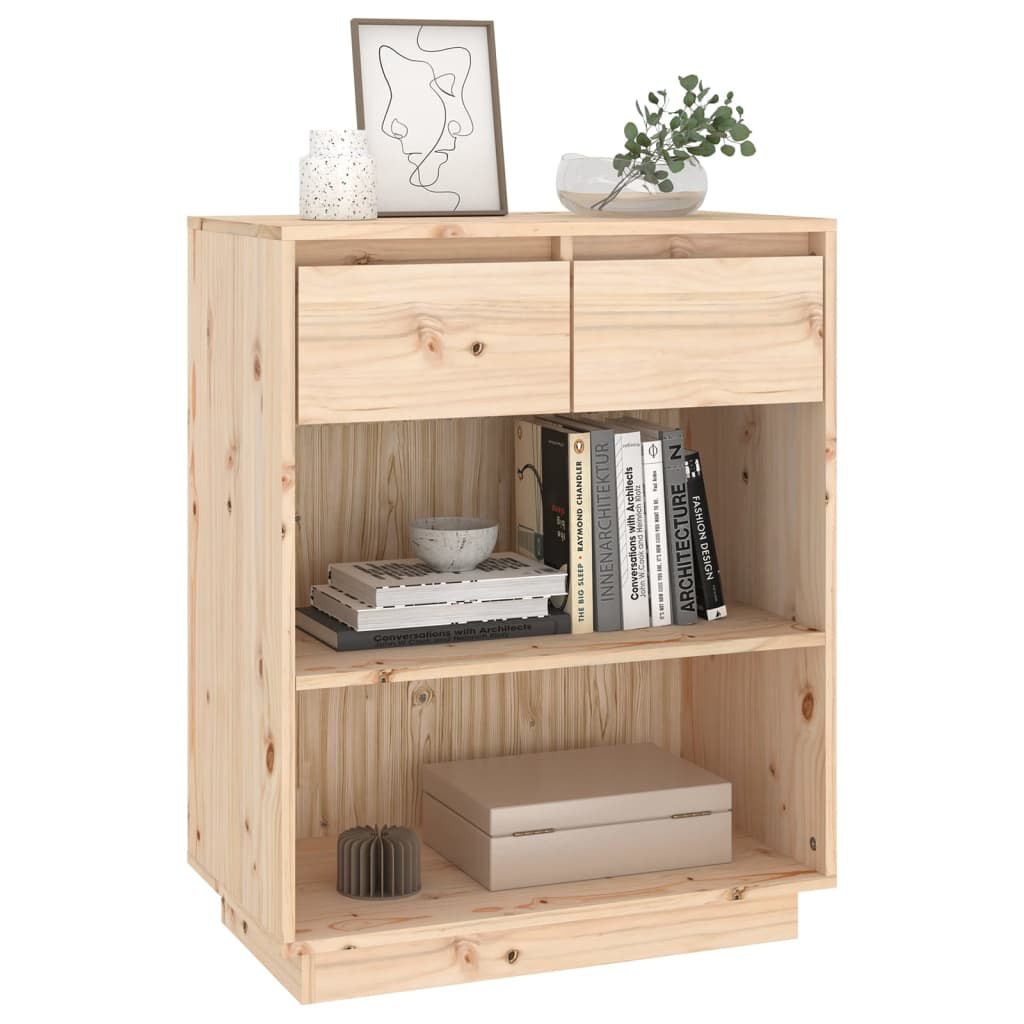 vidaXL Ντουλάπι Κονσόλα 60 x 34 x 75 εκ. από Μασίφ Ξύλο Πεύκου