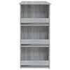 vidaXL Τραπέζι Μπαρ με Ράφια Sonoma Δρυς 102x50x103,5εκ. Επεξεργ. Ξύλο